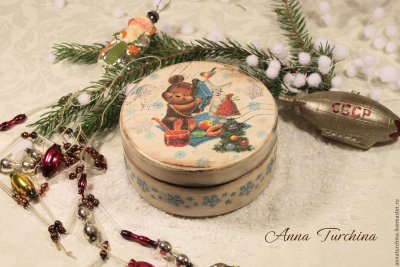 Декупаж шкатулки Анна Турчина