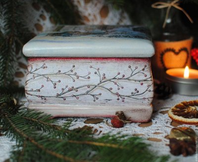 Шкатулка МДФ декупаж