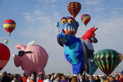 Международный фестиваль воздушных шаров в Альбукерке