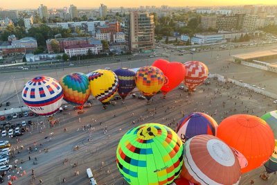 Фестиваль воздушных шаров в Нижнем Новгороде фото