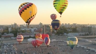Фестиваль воздушных шаров в Нижнем Новгороде