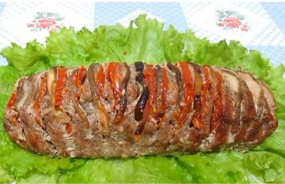 Гармошка из свинины в духовке