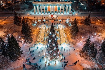 Новосибирск Новогодняя столица