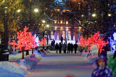 Новосибирск Новогодняя столица