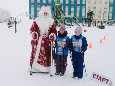Новогодняя деревня