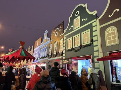 Рождественская ярмарка на Манежной площади