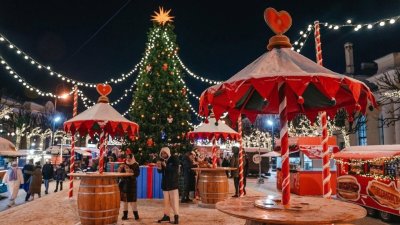 Московская площадь СПБ Новогодняя ярмарка