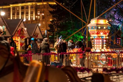 Рождественская ярмарка Московская площадь СПБ