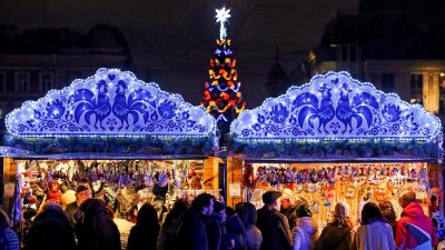 Рождественская ярмарка Московская площадь СПБ