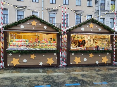 Московская площадь СПБ Новогодняя ярмарка
