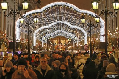 Рождественская ярмарка в СПБ на Манежной площади