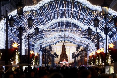 Манежная площадь СПБ ярмарка Новогодняя