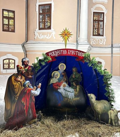 Рождество храм вертеп храм Христа Спасителя