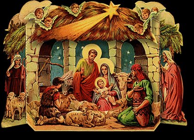 Рождественский вертеп икона