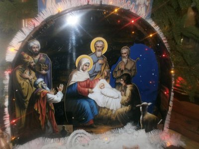 Икона Рождества Христова для вертепа