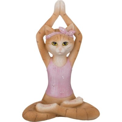 Кот йог статуэтка