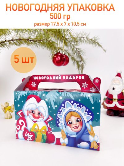 Дед Мороз с пакетом