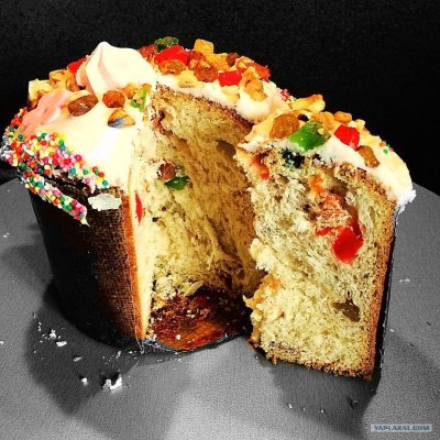 Кулич с цукатами