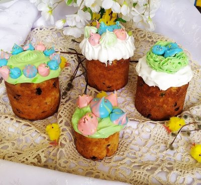 Куличи пасхальные краффины