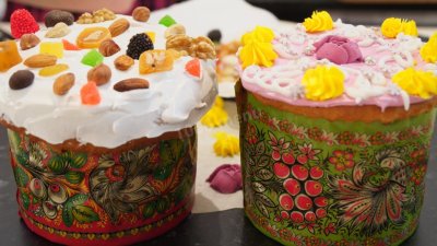 Украшение пасхальных куличей