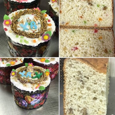 Куличи украшенные цукатами