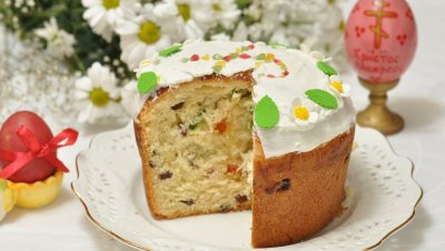 Кулич Пасхальный с цукатами