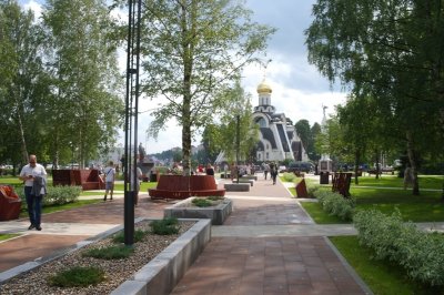 Сквер Космонавтов Сосновый Бор Ленинградская область