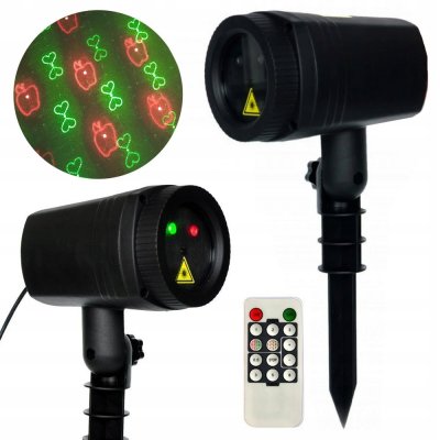 Moving Garden Laser Light