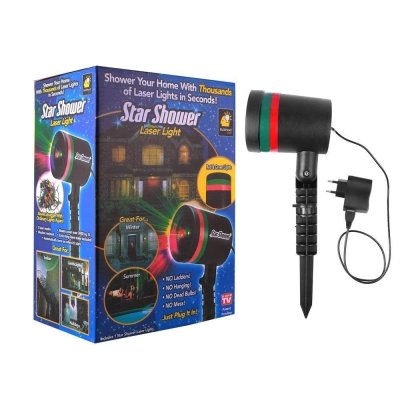 Звездный дождь Star Shower Laser Light Projector