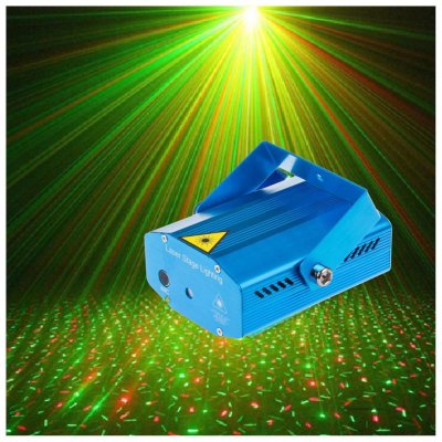 Лазерный мини проектор Mini Laser Stage Laser Lighting