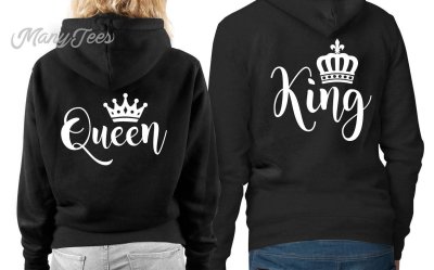 Парные худи King Queen
