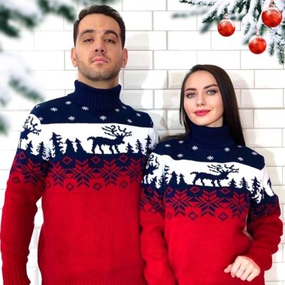 Свитер спицами для всей семьи