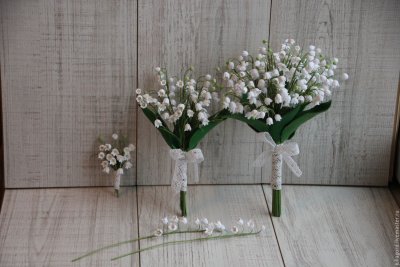 Букет невесты из ландышей