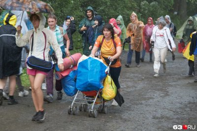 Грязь на Грушинском фестивале