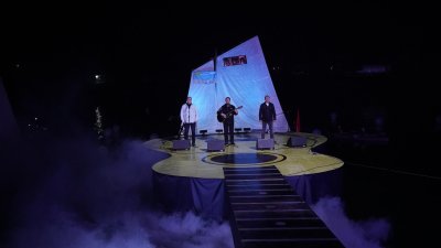Плавучая сцена Грушинский фестиваль