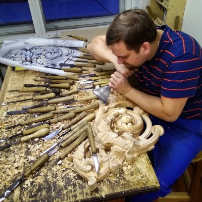 Леонтий Тарунтаев резчик по дереву