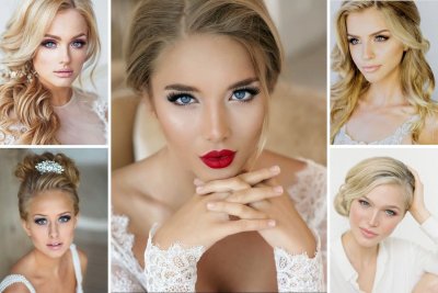 Свадебный макияж для блондинок