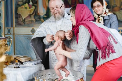 Бородина на крестинах