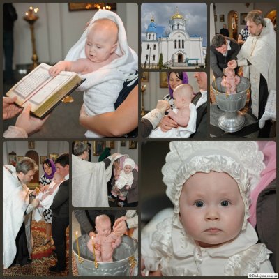 Фотосессия на крестины ребенка