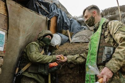 ВСУ Донбасс армия в окопах