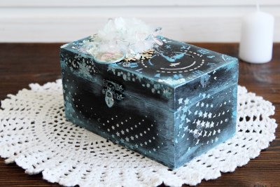 Новогодняя шкатулка своими руками
