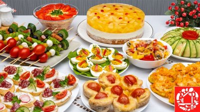 Праздничный стол на день рождения