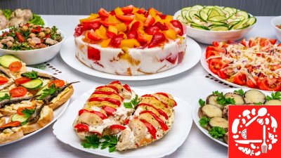 Шикарный праздничный стол