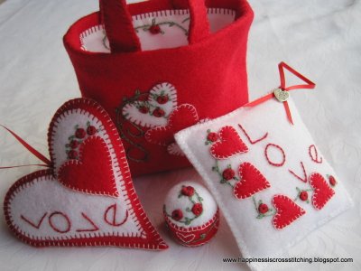 Сердце из фетра