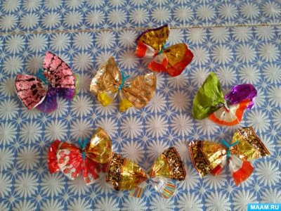 Поделки из фантиков от конфет