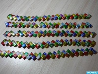 Поделки из фантиков от конфет