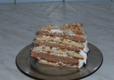 Сметанник мишка на севере торт
