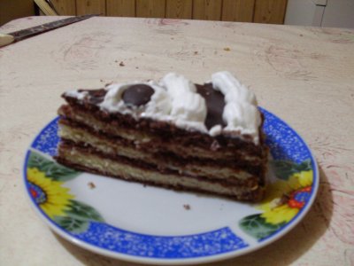Торт мишка на севере с безе