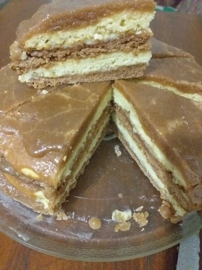 Торт мишка на севере с безе