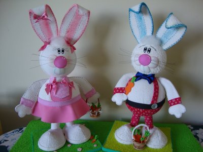 Кролик из фоамирана